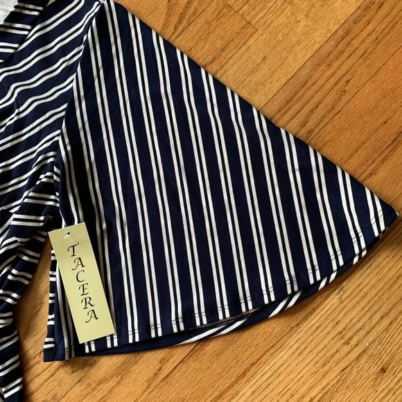 COPY - **NEW TACERA Striped Fit and Flare Dress - Picture 8 of 10